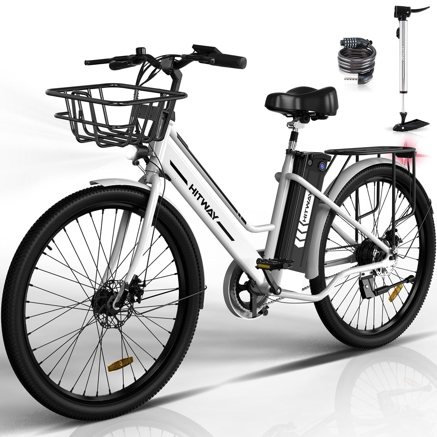 Bicycle front wheel basket for BK8/BK8S