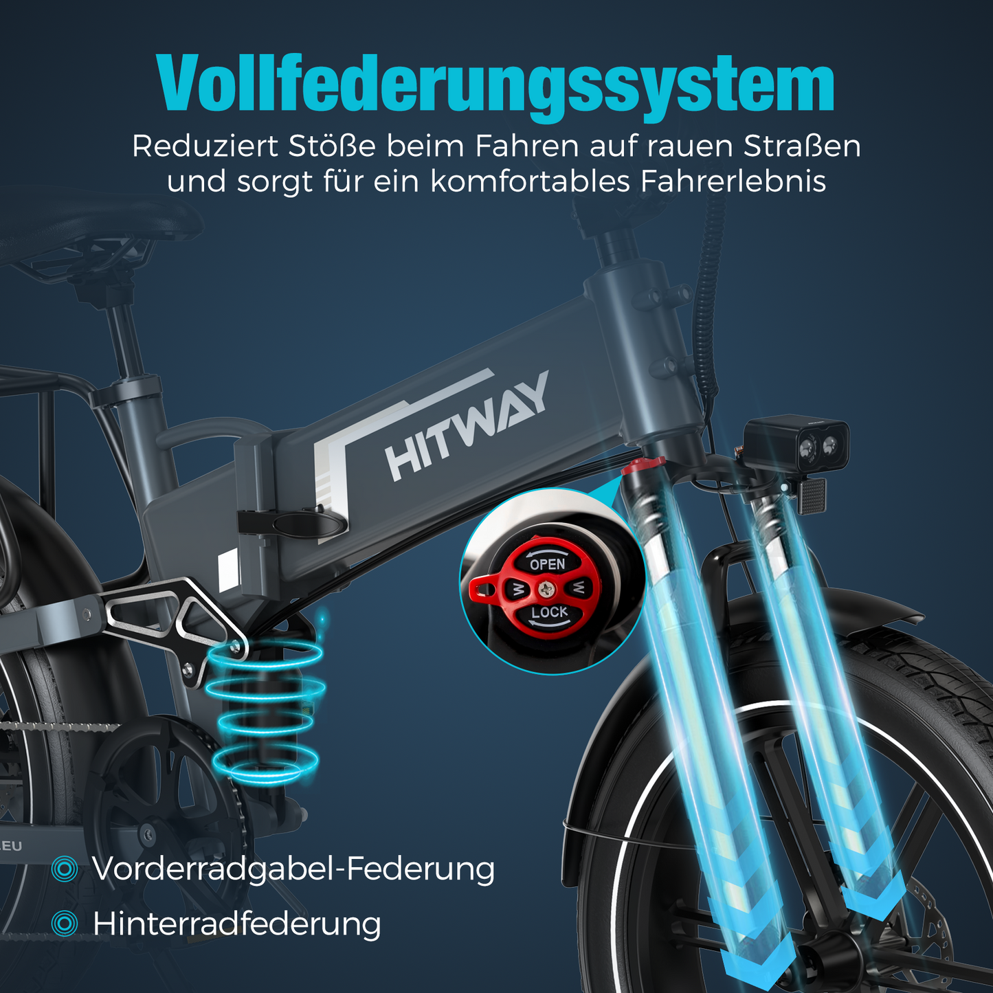 BK10S PRO Klappbares Fatbike E-Bike