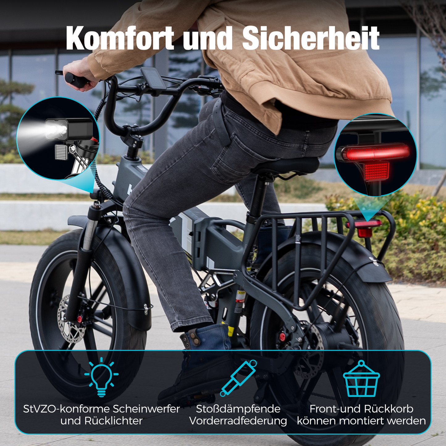 BK10S PRO Klappbares Fatbike E-Bike