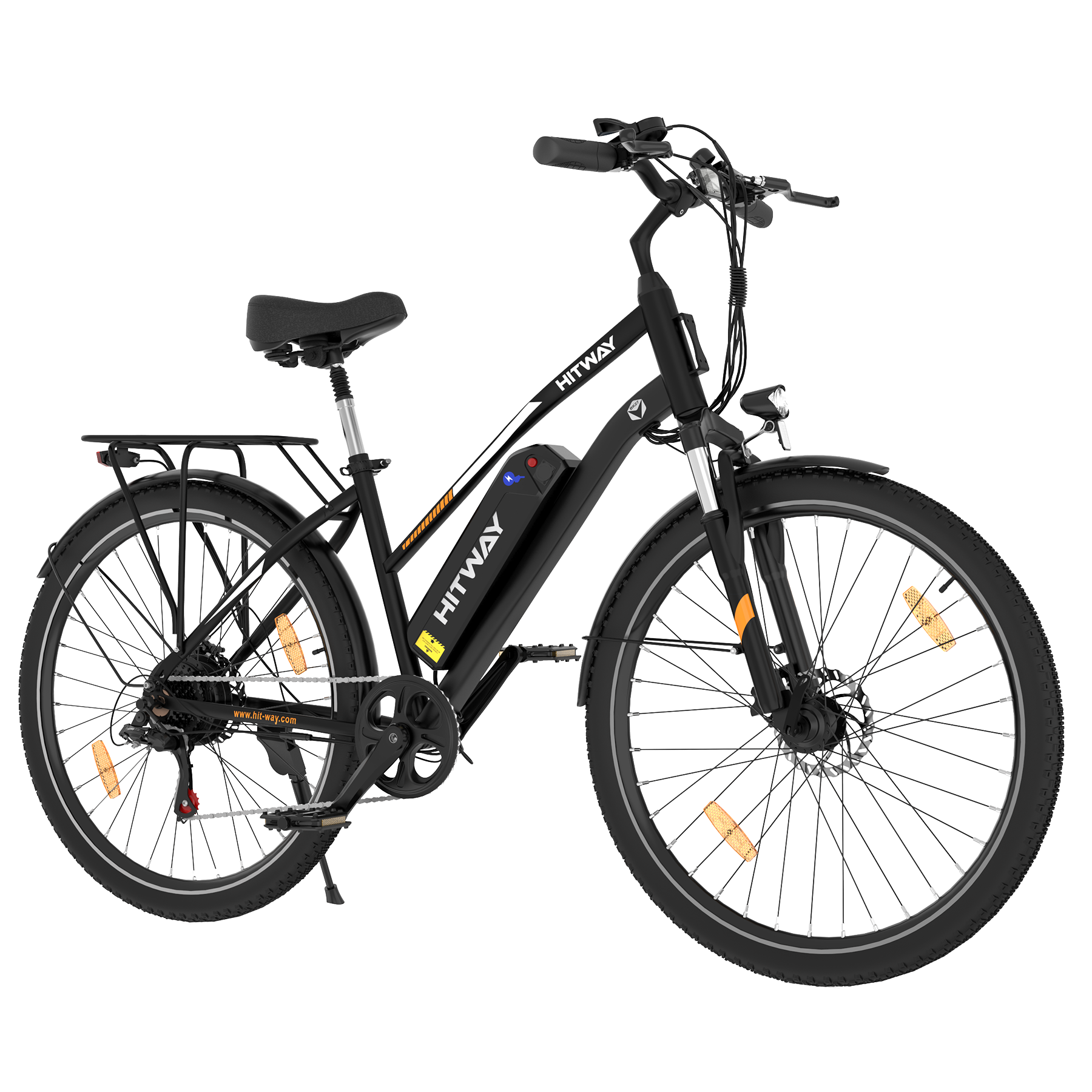 elektrofahrrad herren amazon HITWAY BK27 28" E-Citybike für Erwachsene, 90KM Reichweite, 36V 12Ah Akku, StVZO-Zugelassenes Pendler Pedelec – HITWAY DE