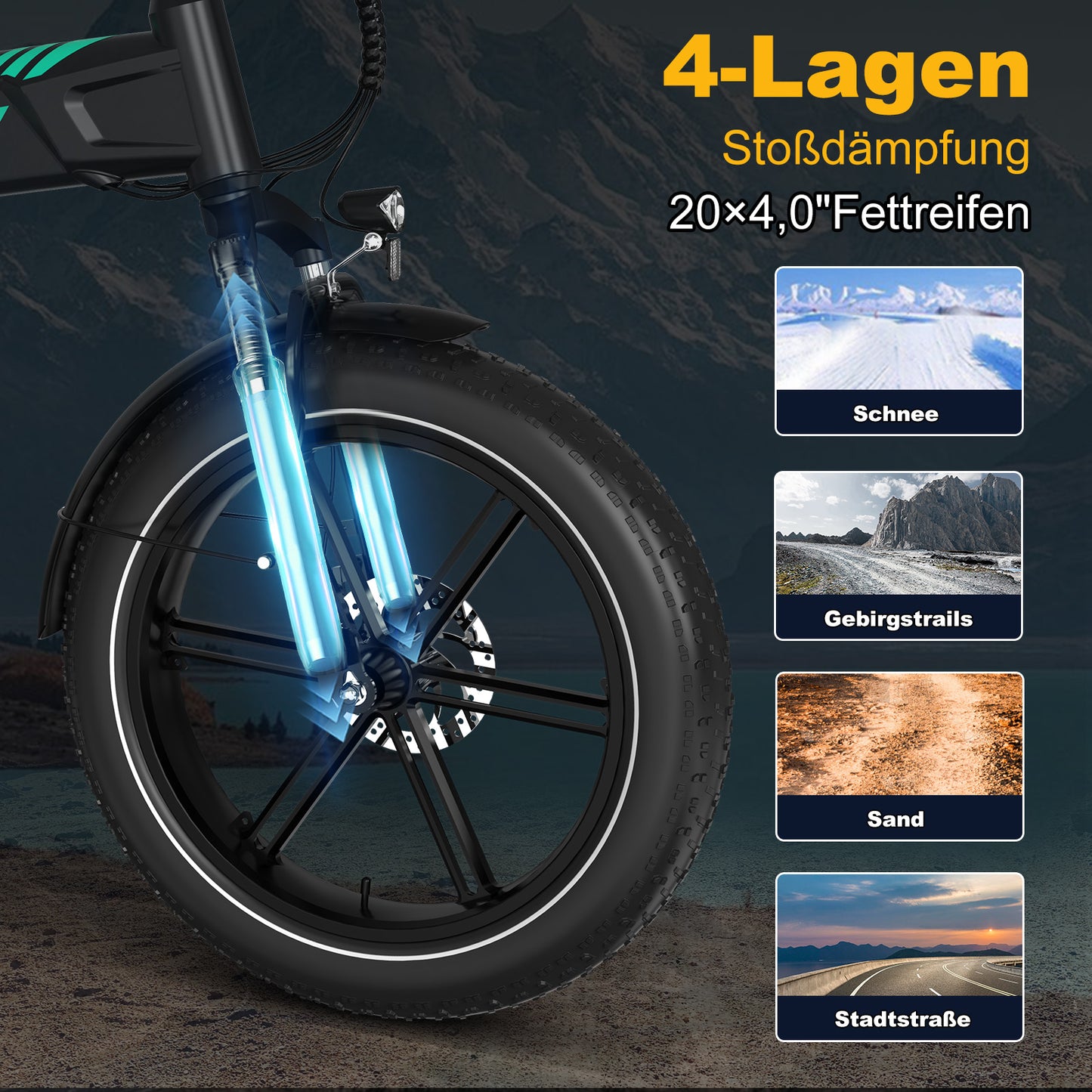 BK36 faltbares Elektrofahrrad