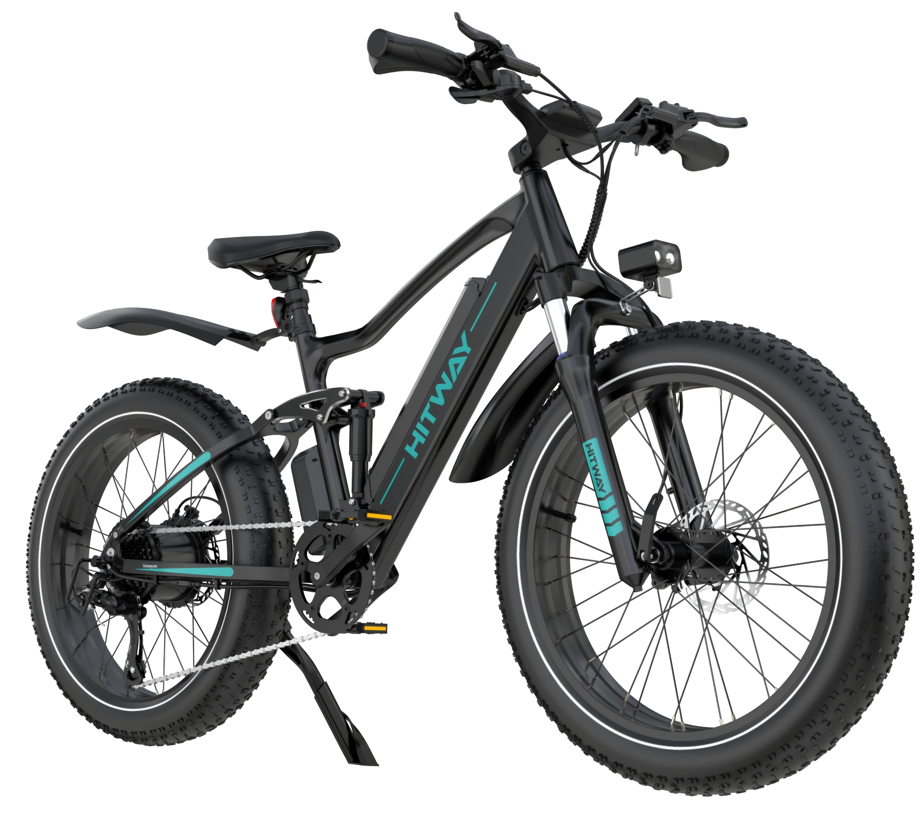 BK9S Fatbike Elektrofahrrad 48V 15Ah 720Wh Samsung Akku NFC & App Bis zu 120km Reichweite – HITWAY DE