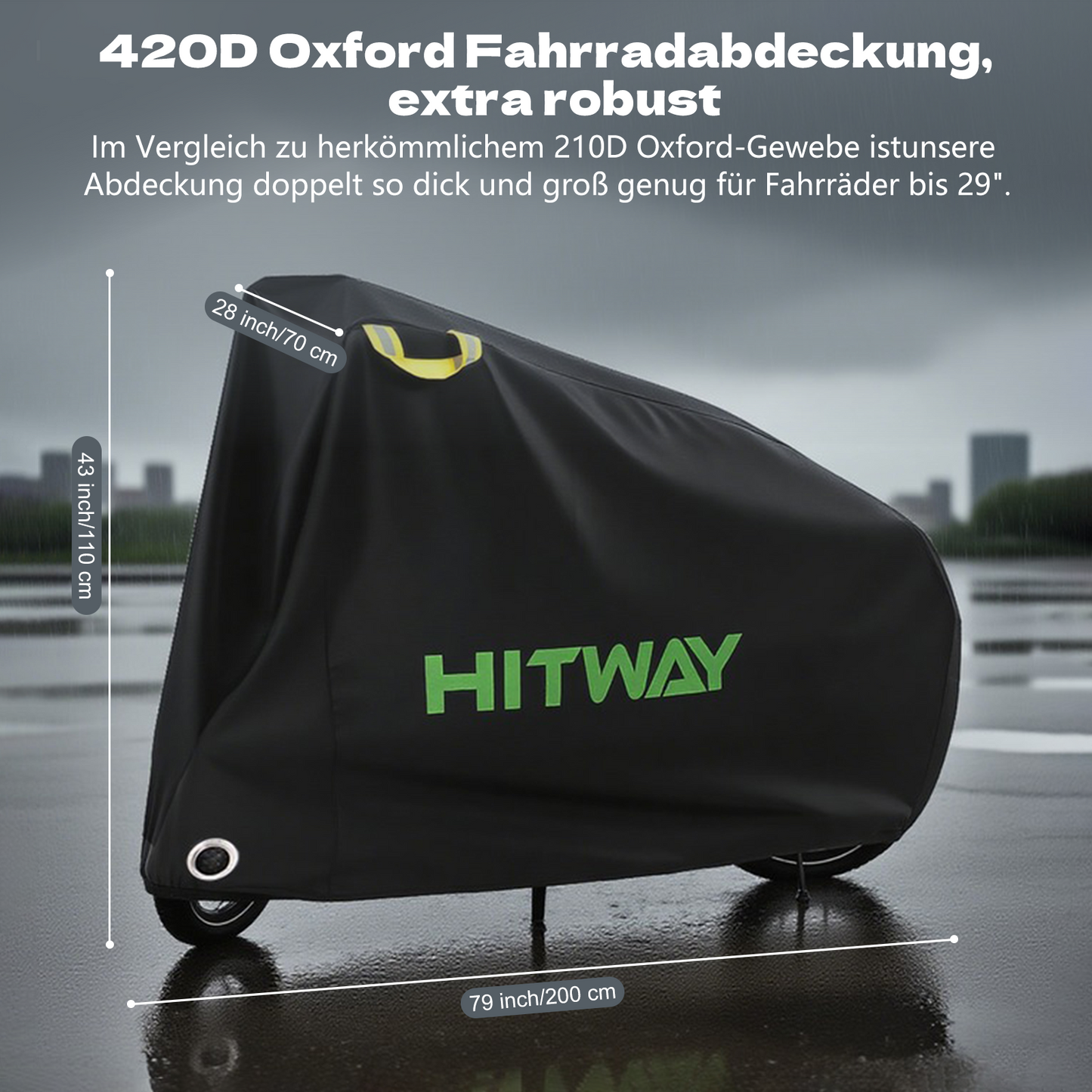 Allwetter-Fahrradabdeckung