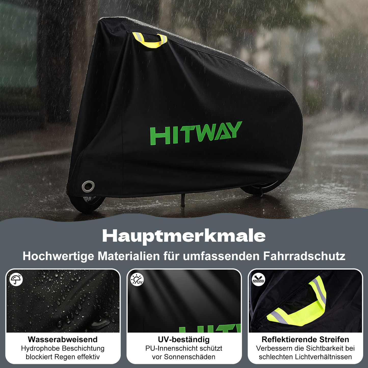 Allwetter-Fahrradabdeckung