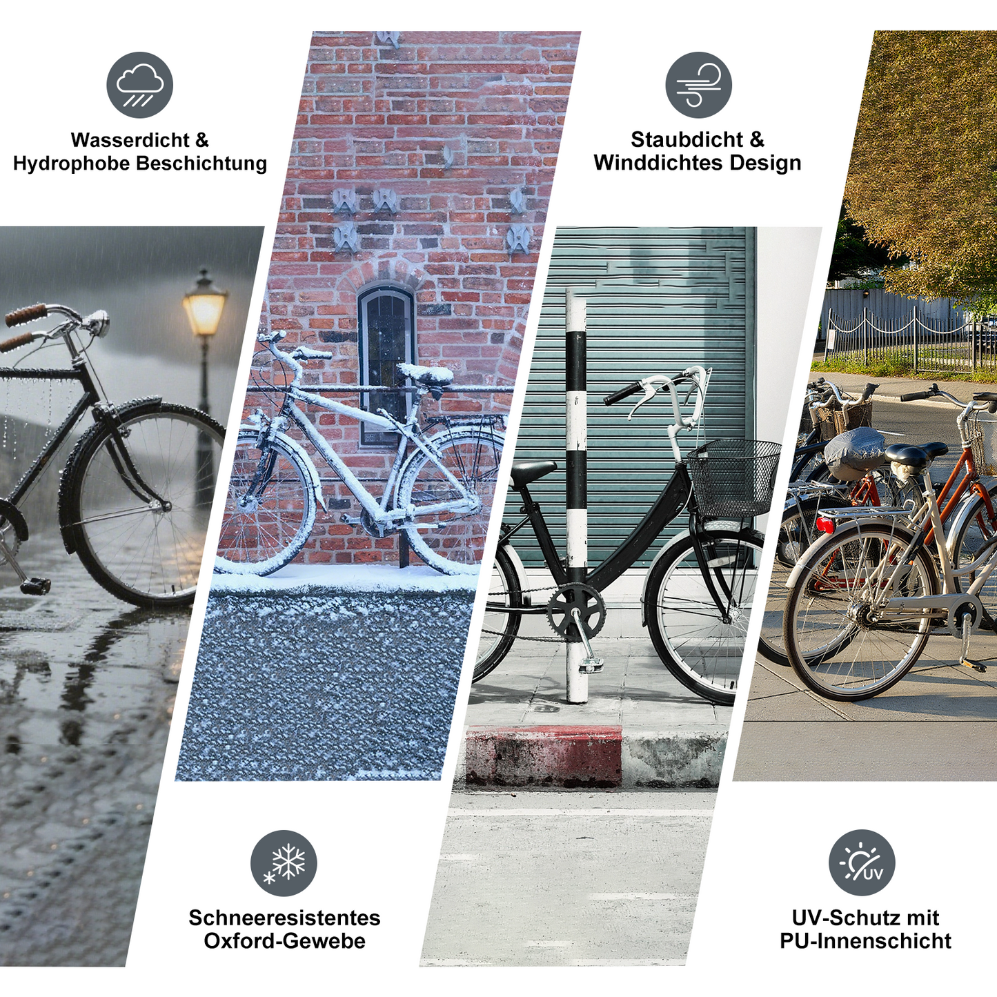 Allwetter-Fahrradabdeckung