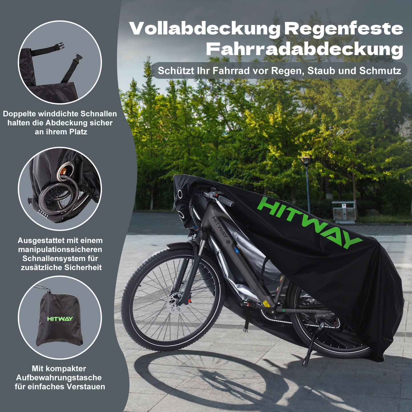 Allwetter-Fahrradabdeckung