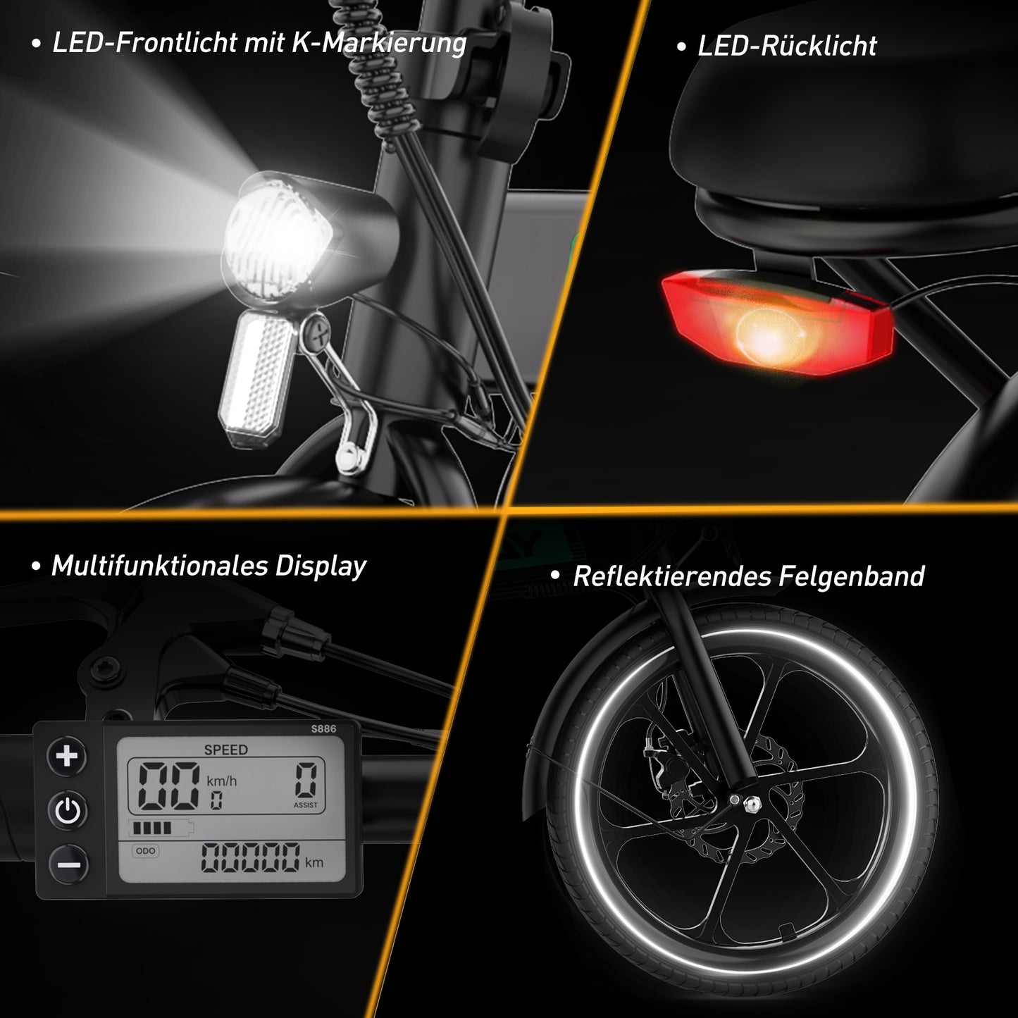 BK5S faltbares Elektrofahrrad