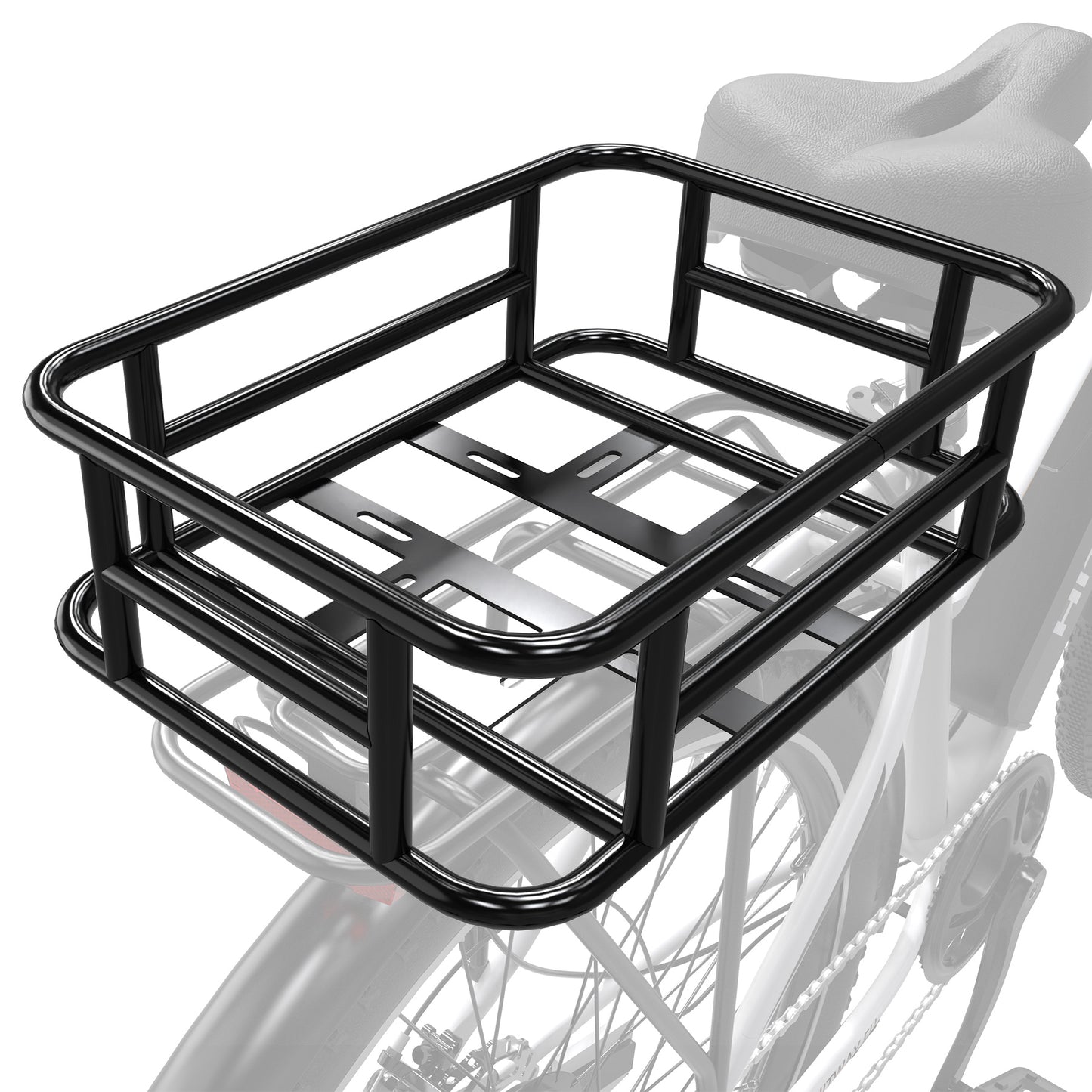 Rear bike basket