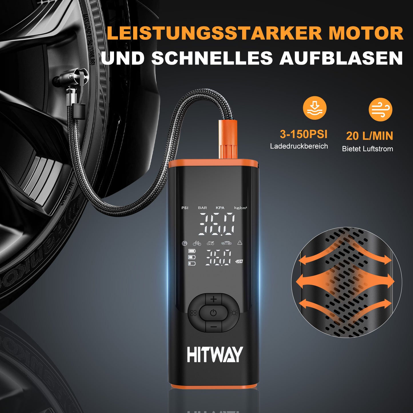 Elektrische Luftpumpe