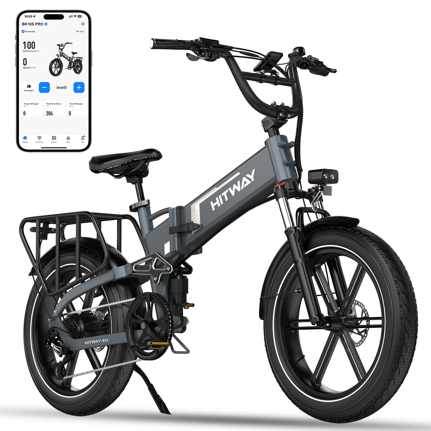 BK10S PRO Klappbares Fatbike E-Bike