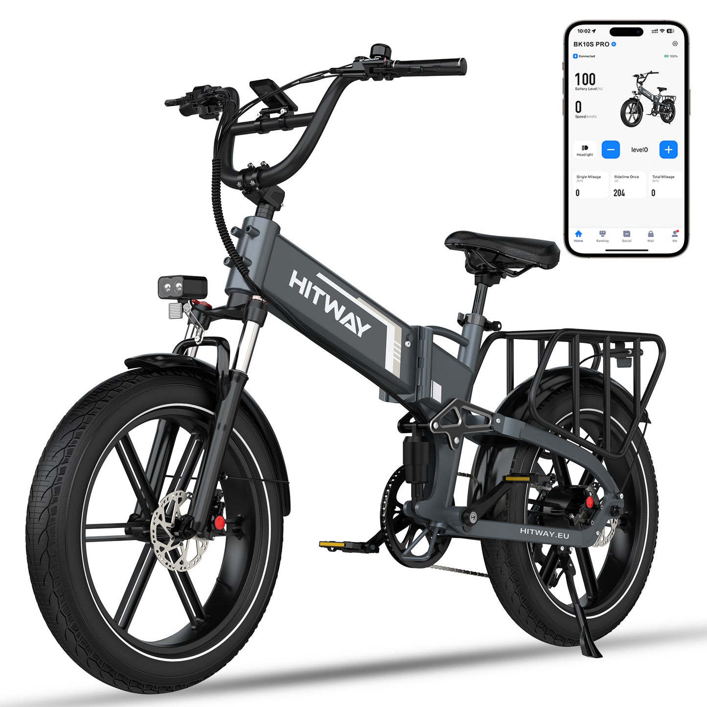 BK10S PRO Klappbares Fatbike E-Bike