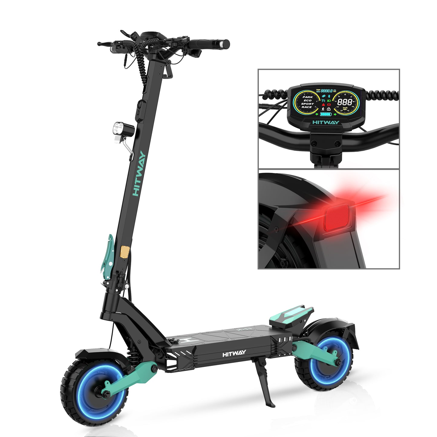 H11 1600W*2 E‑Scooter mit ABE (Straßenzulassung)