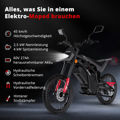 HT500 E-Dirtbike mit Straßenzulassung