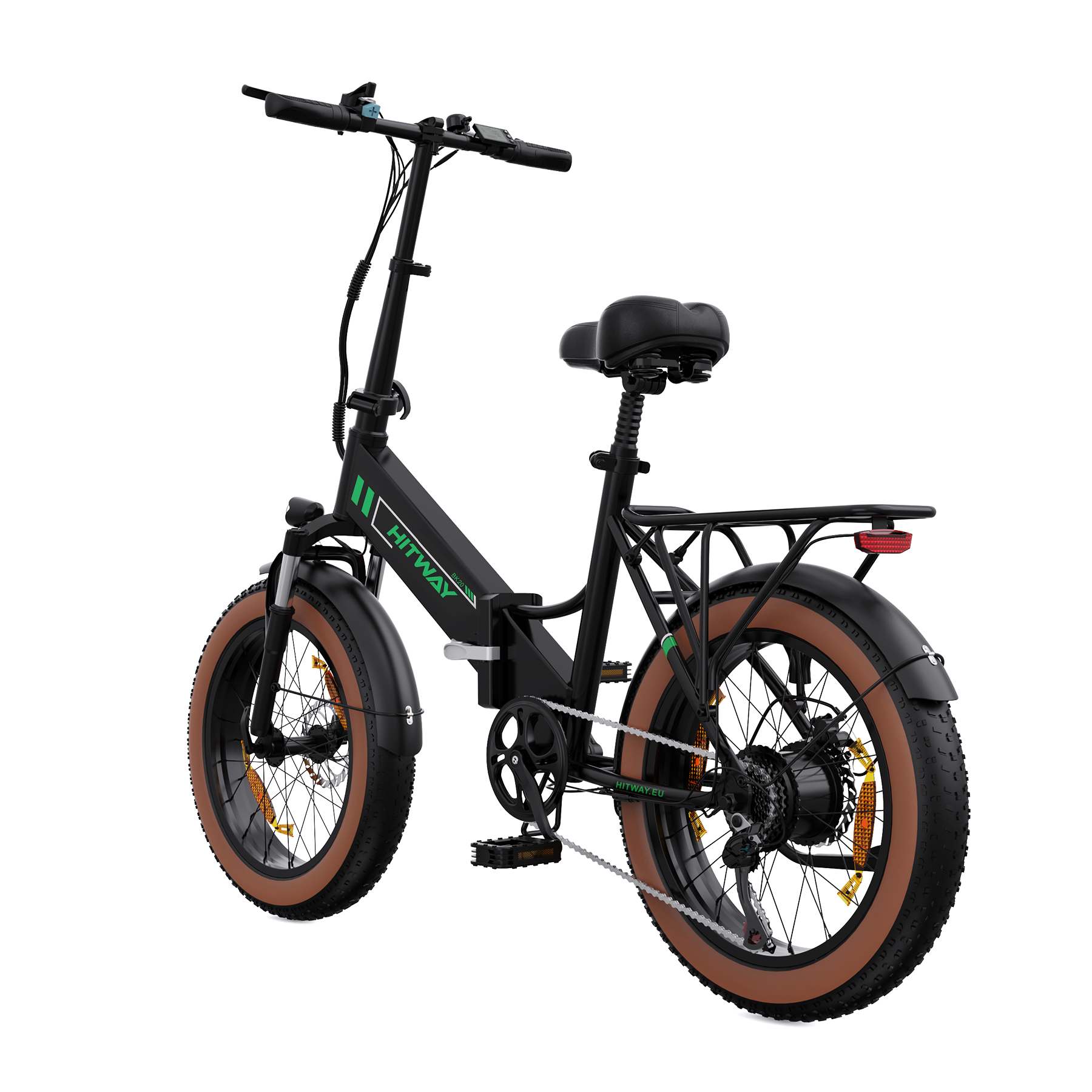 Ecotric fat tire portable and folding electric bike hotsell