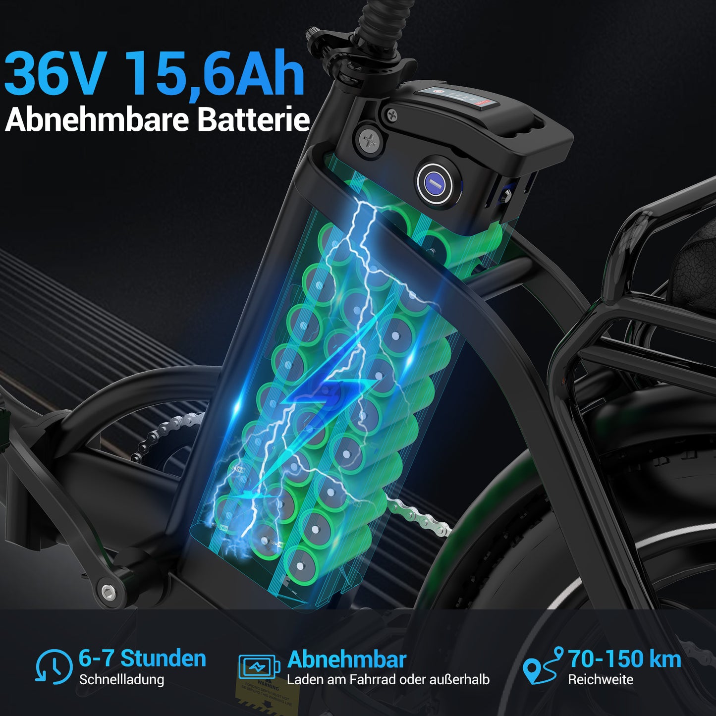 BK6S L1 faltbares Elektrofahrrad