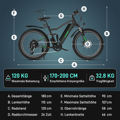 BK9S 48V 15Ah Elektrofahrrad
