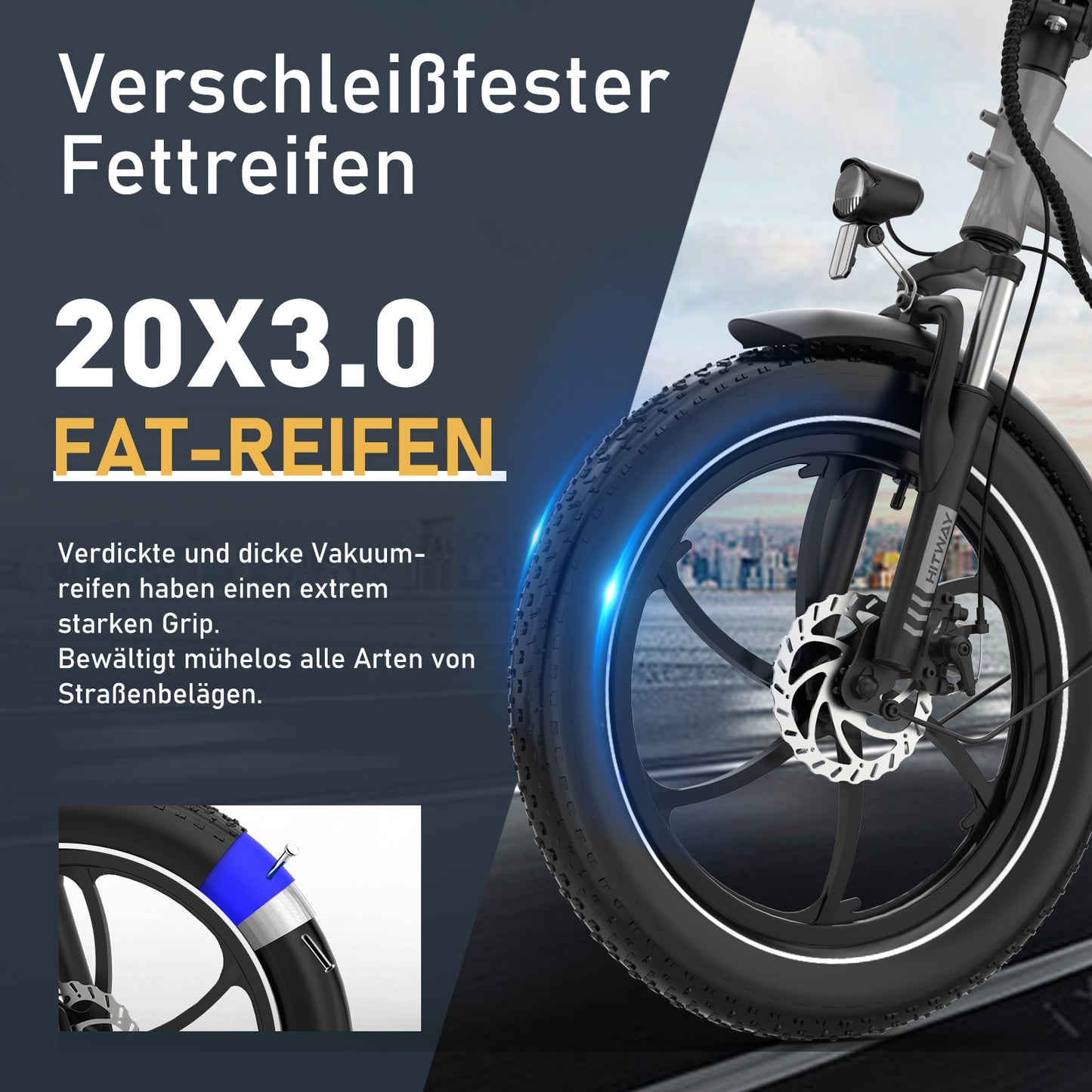 BK6S faltbares Elektrofahrrad