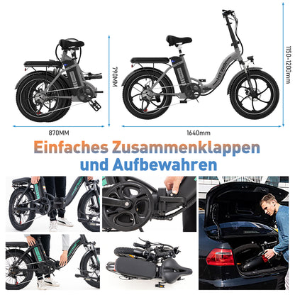 BK6S faltbares Elektrofahrrad
