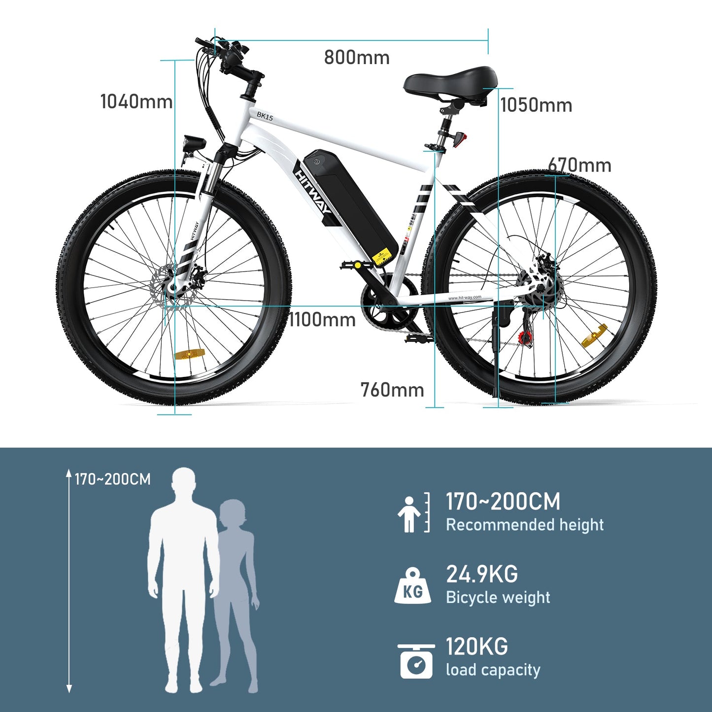 BK15 3.0 Elektrofahrrad mit fetten Reifen