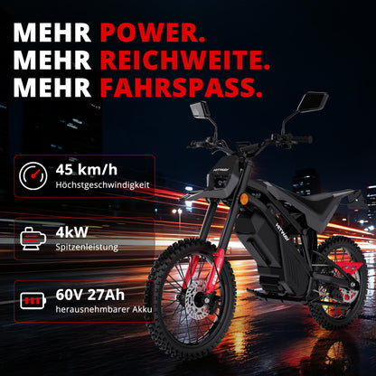 HT500 E-Dirtbike mit Straßenzulassung