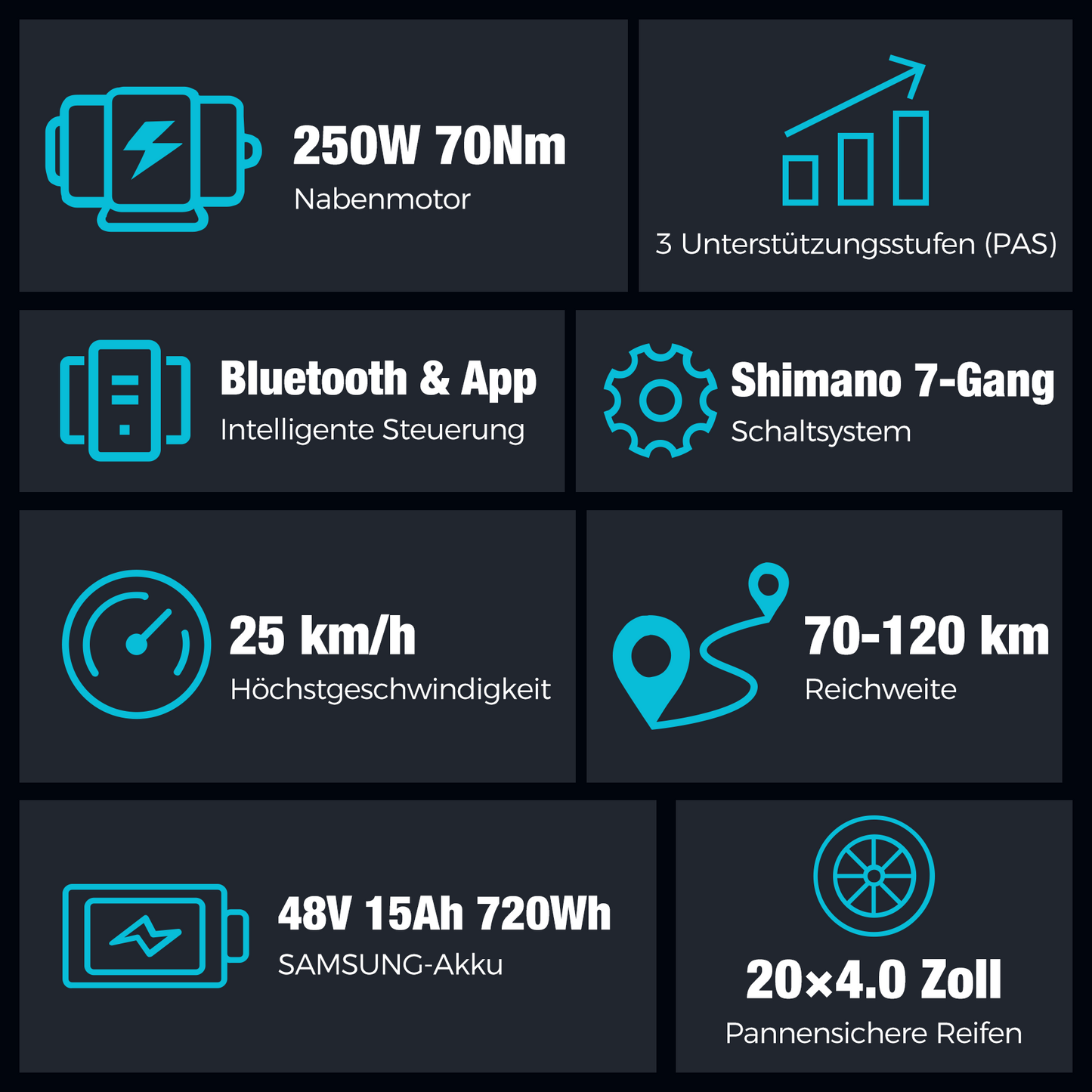 BK10S PRO Klappbares Fatbike E-Bike