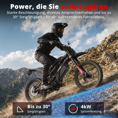 HT500 E-Dirtbike mit Straßenzulassung