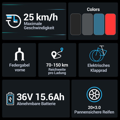 BK6S L1 faltbares Elektrofahrrad