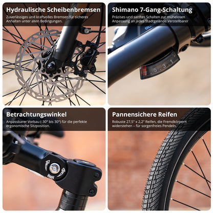 BK-U1 Mittelmotor-Elektrofahrrad