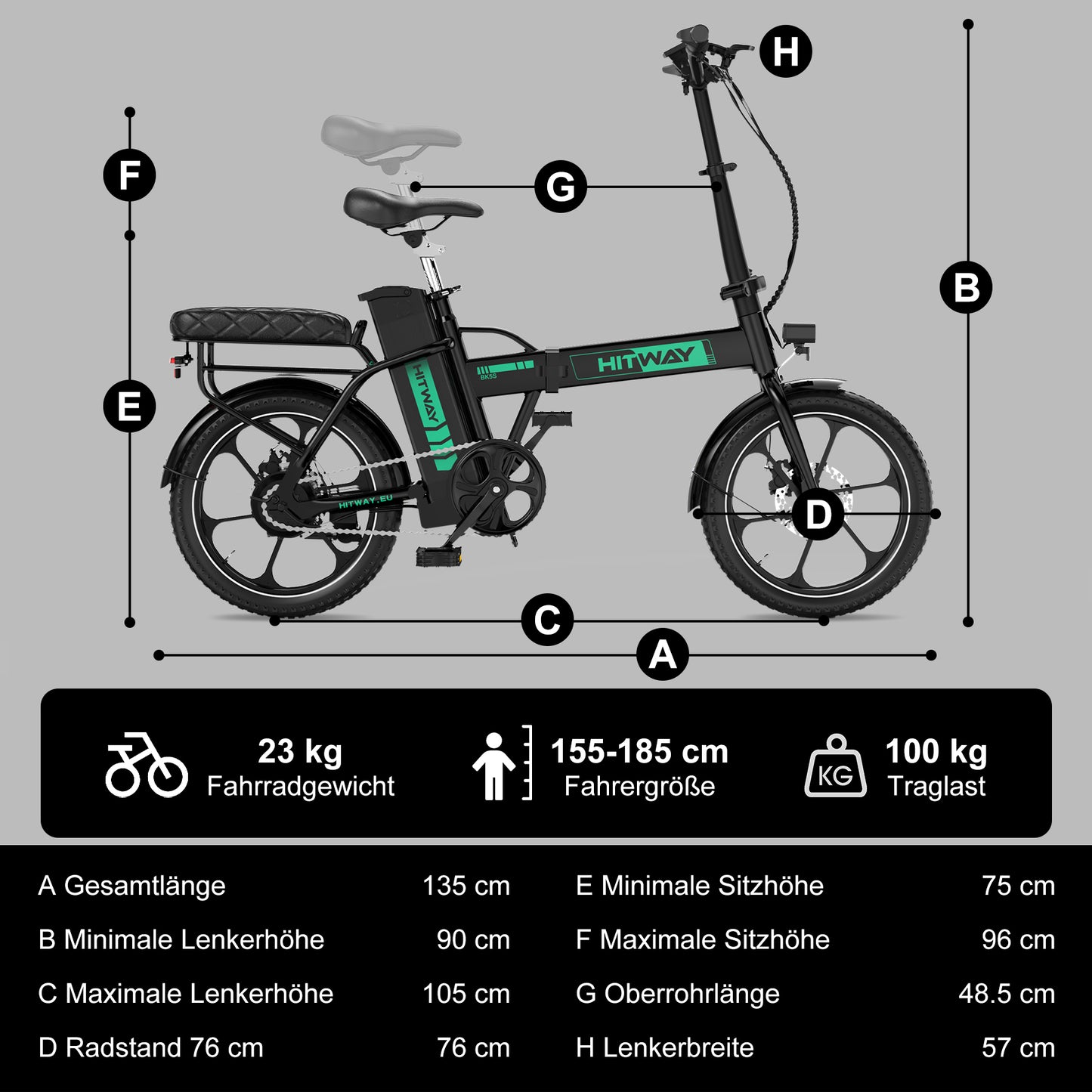 BK5S folding electric bike