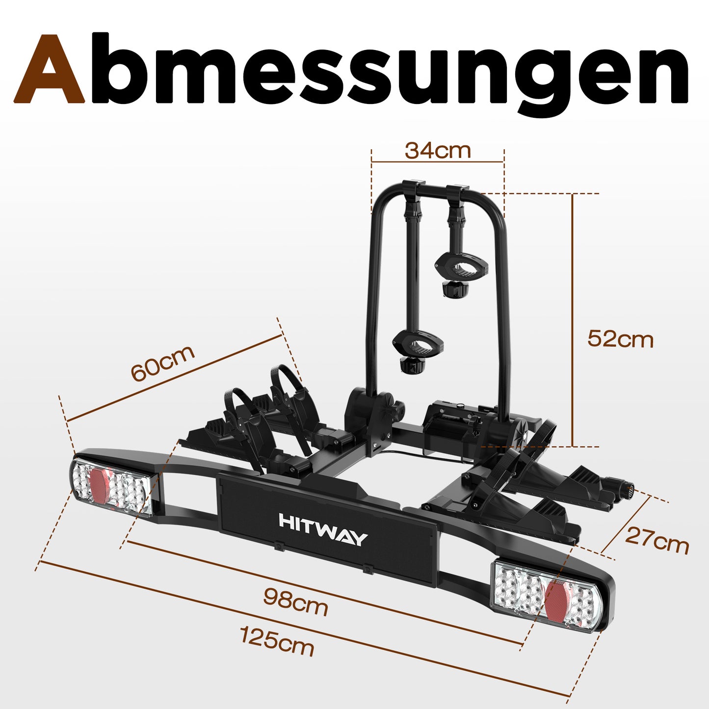 Fahrradträger für 2 E-Bikes