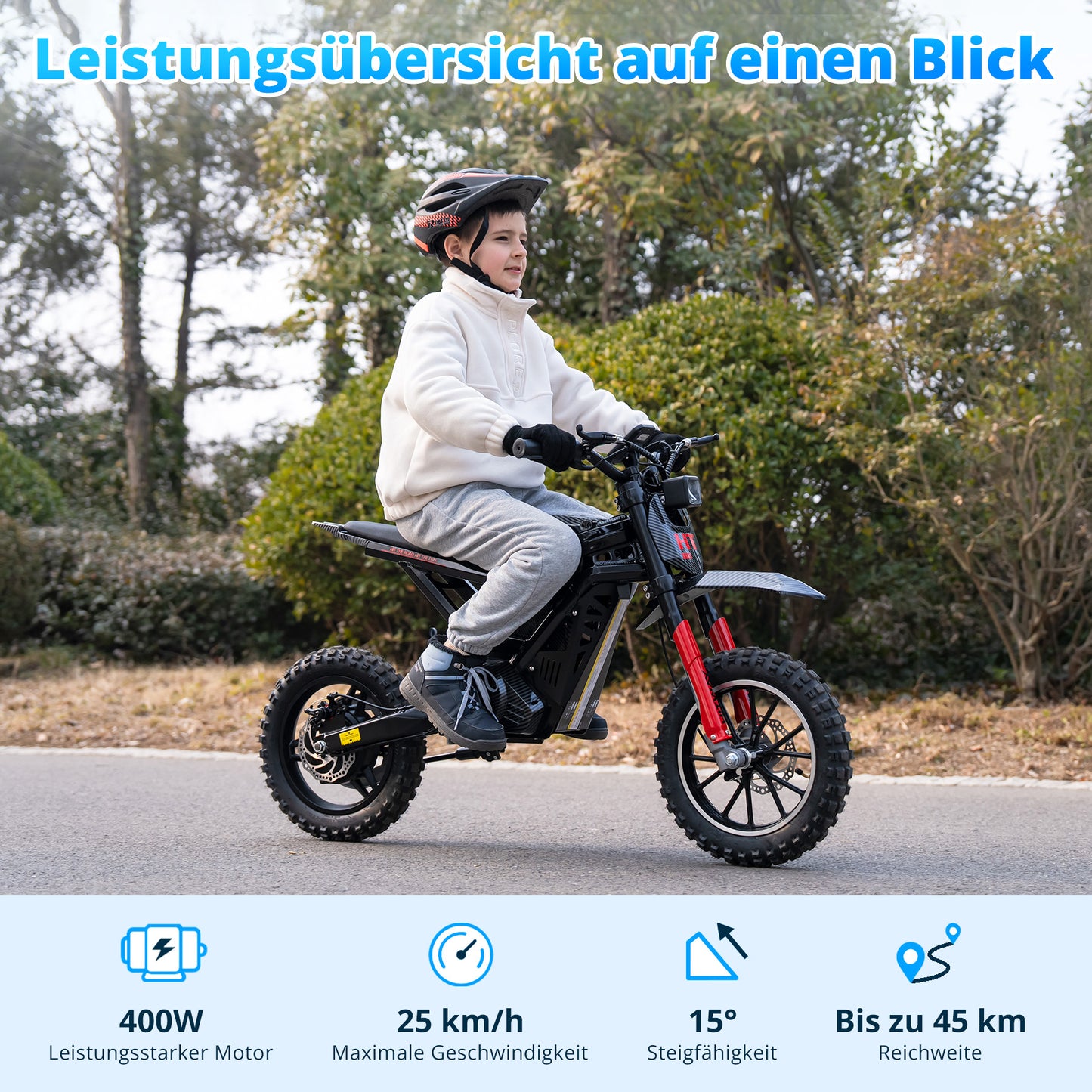 HT100 Kinder Elektro-Dirtbike