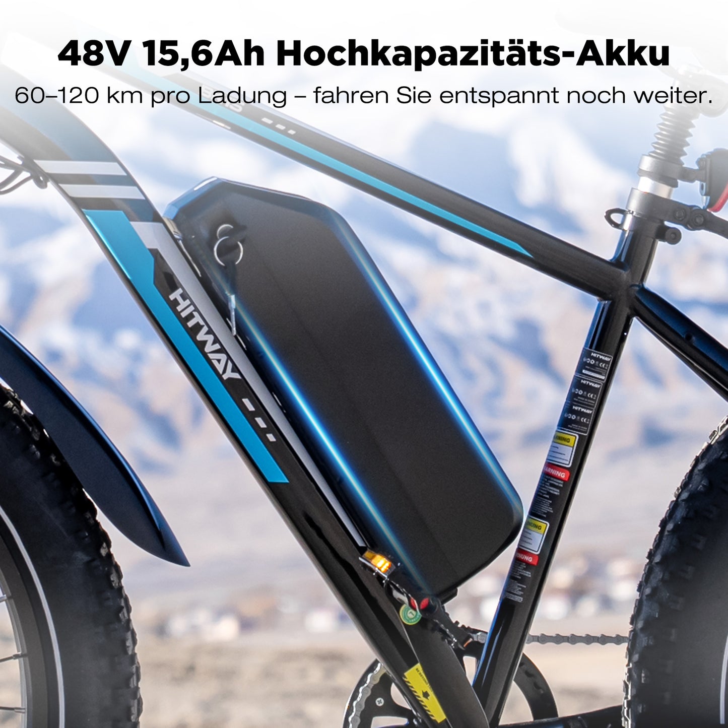 BK15 4.0 Elektrofahrrad mit fetten Reifen