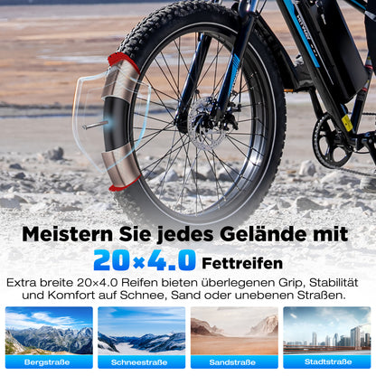 BK15 4.0 Elektrofahrrad mit fetten Reifen