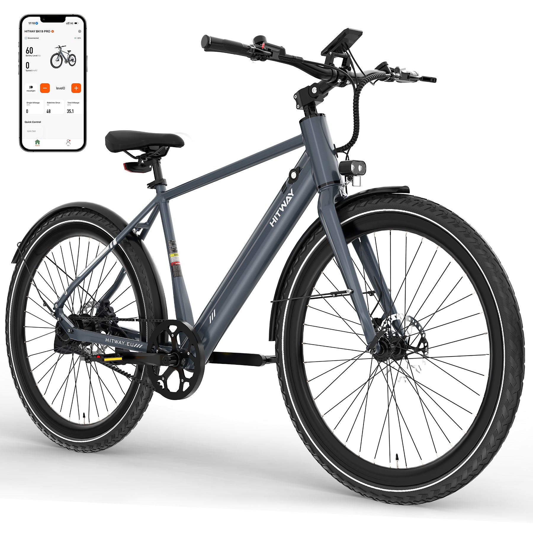 fahrrad mit riemenantrieb 2019 BK19 Pro: Leises Riemenantrieb E-Bike, 80km, StVZO, 20kg