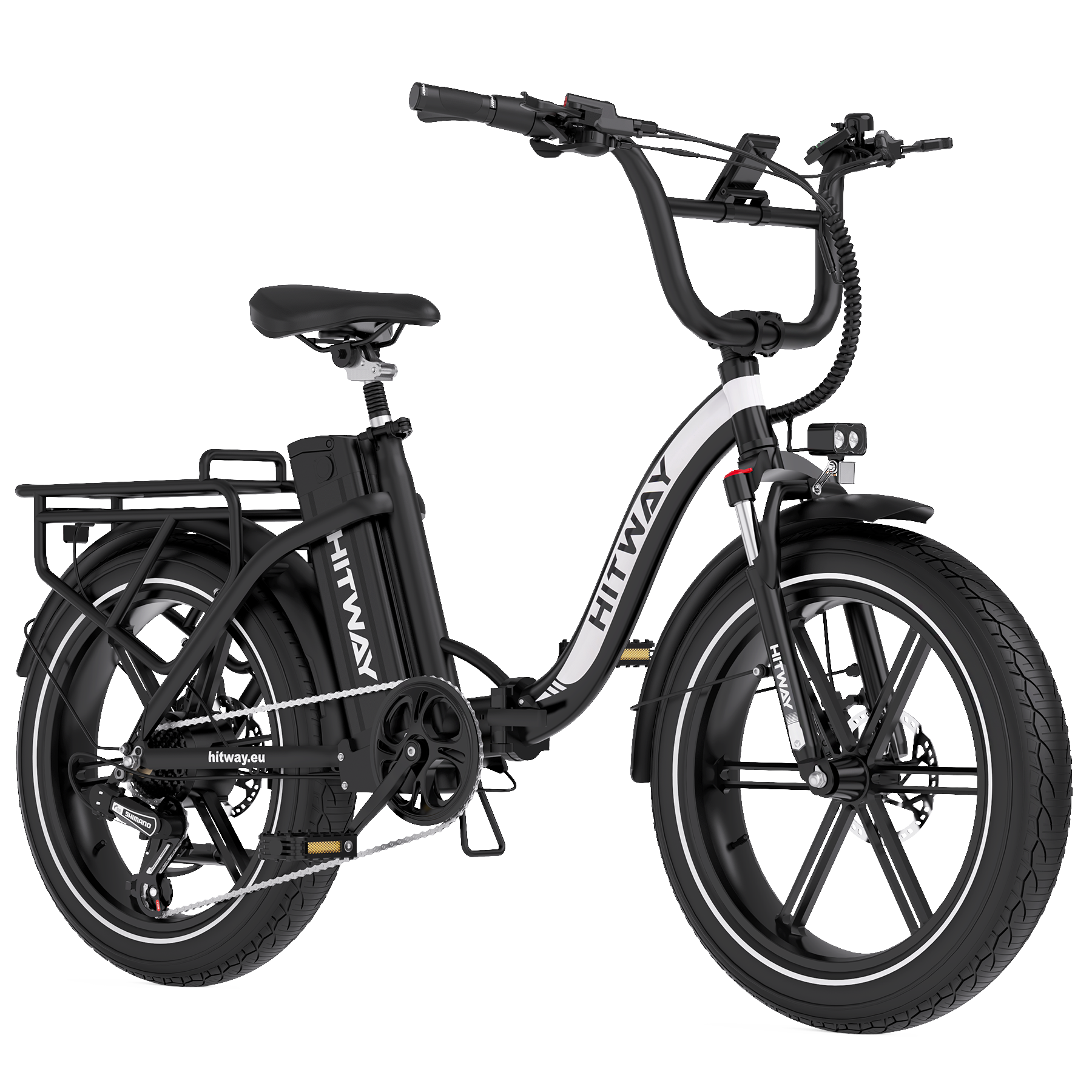 klapp elektrofahrräder BK6S Pro Klapp E Bike 864 Wh Akku 80 Nm Motor Fat Tyre