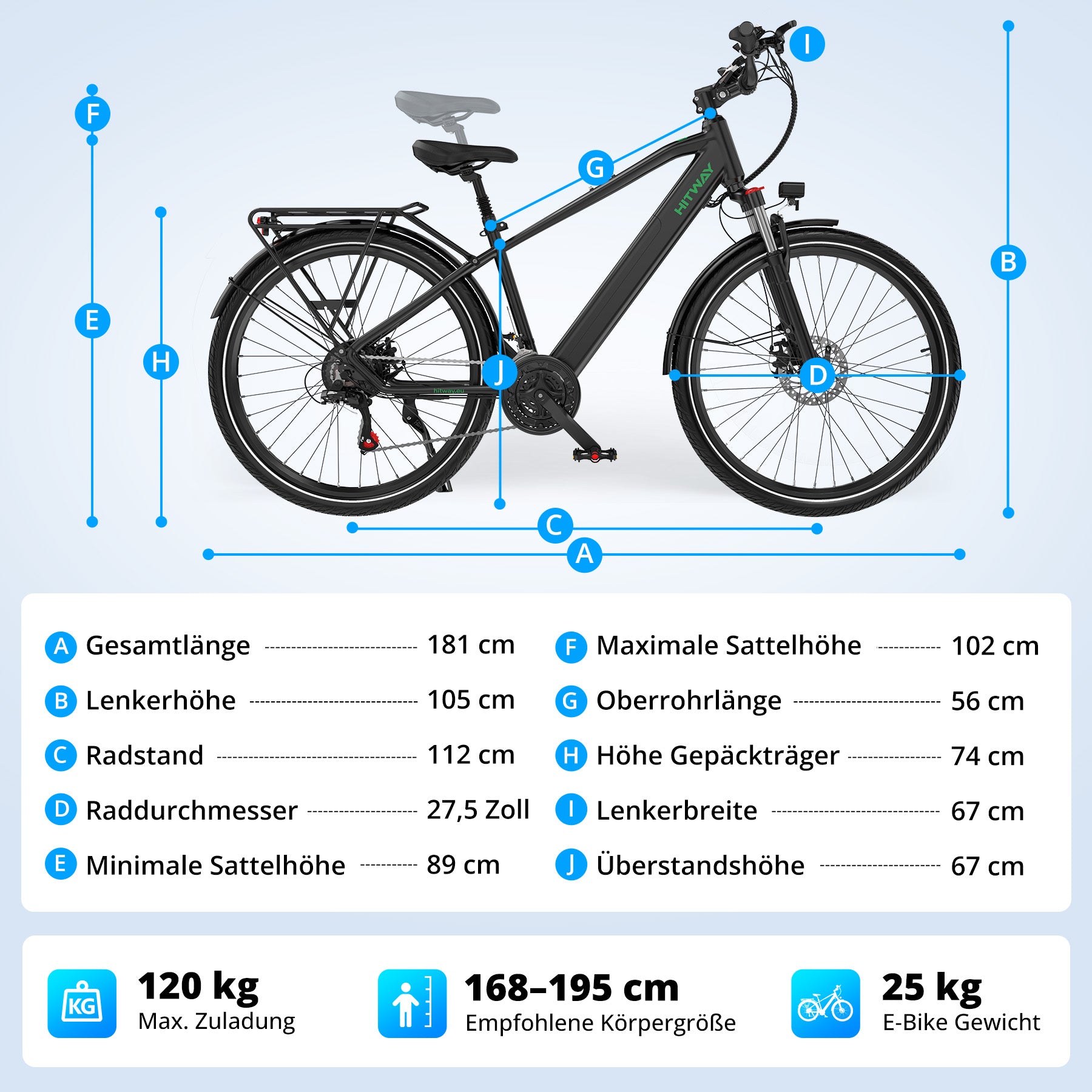 mountainbike 27 5 zoll körpergröße BK7S Pro 27,5 Zoll E-Bike – HITWAY DE