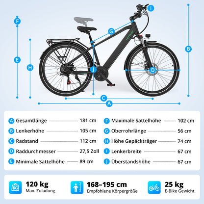 BK7S Pro 27,5 Zoll E-Bike
