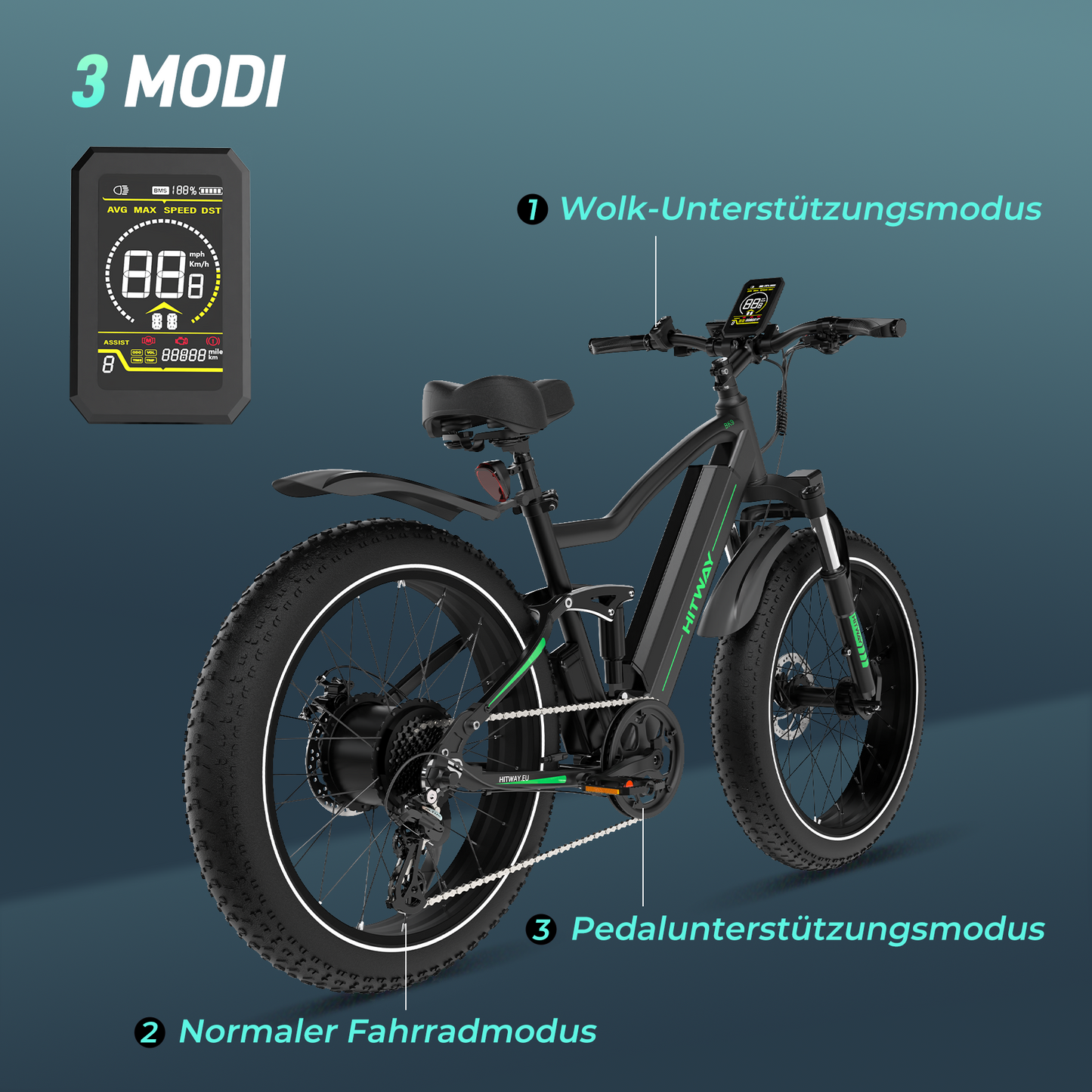 BK9S 48V 16Ah electric bike