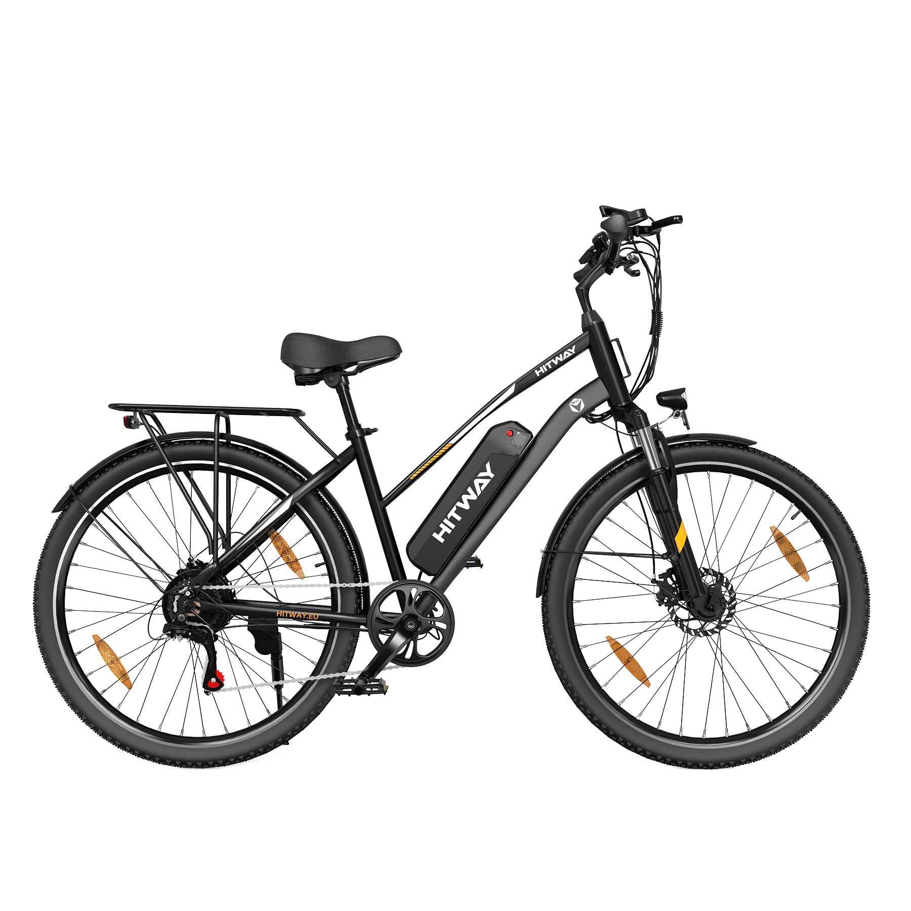 fahrrad 28 zoll 27 gang HITWAY BK27S 28" E-Citybike für Erwachsene, 100KM Reichweite, 36V 13Ah Akku, StVZO-Zugelassenes Pendler Pedelec – HITWAY DE