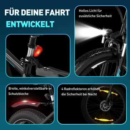 BK15 4.0 Elektrofahrrad mit fetten Reifen