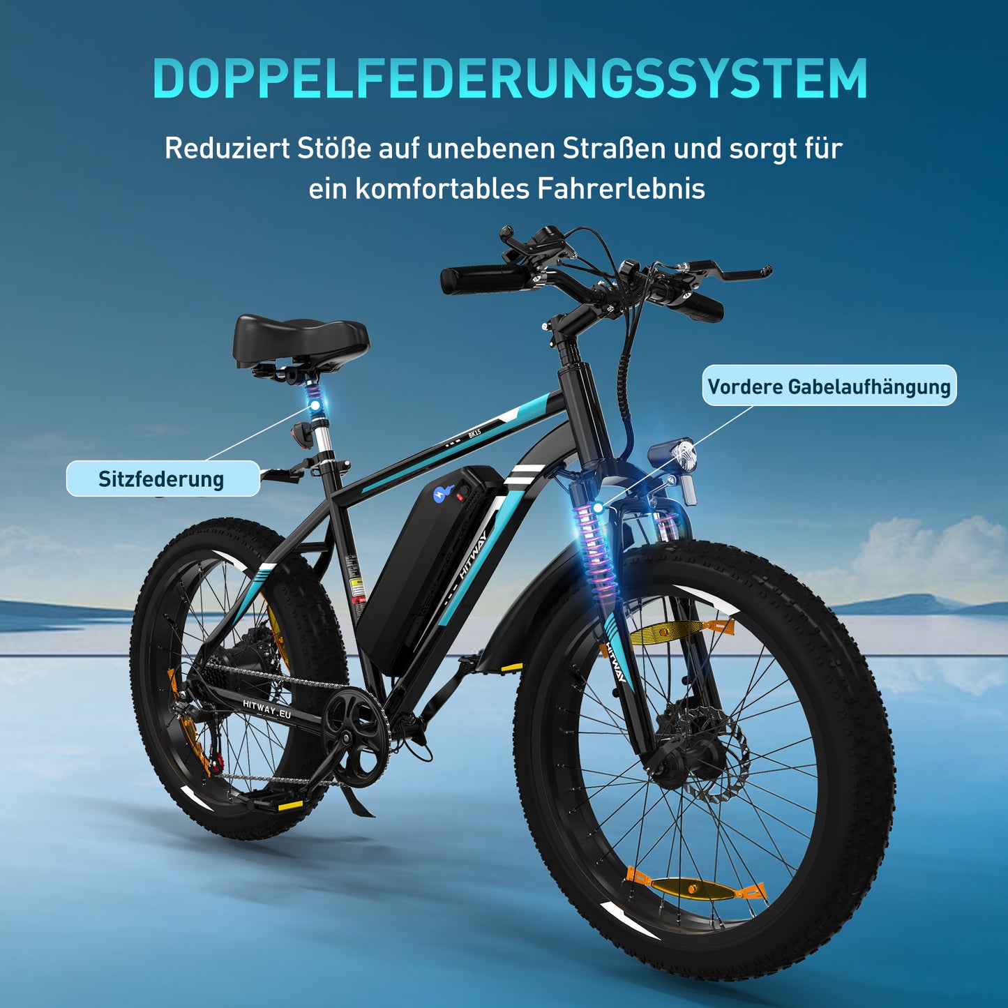 BK15 4.0 Elektrofahrrad mit fetten Reifen